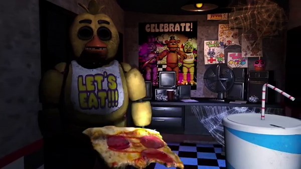 Fart Nights at Freddy’s—Toy Chica fart animation (FNAF/VHS)