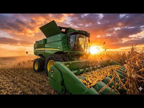 Corn Farming in the United States | How Corn Is Grown with Modern Machines