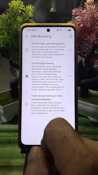Aktivasi Setting Google Chrome untuk Android