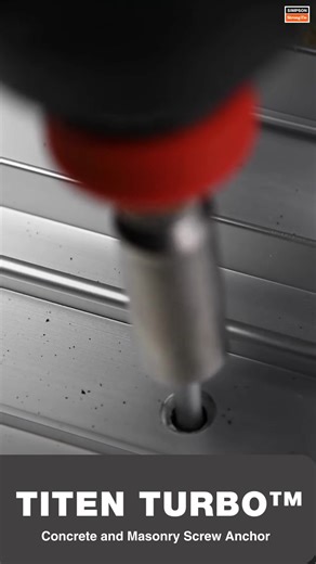 15 reactions | The Titen Turbo delivers consistent smooth installation and superior holding power. With some of the highest loads in the industry, this anchor offers greater strength than standard concrete screw anchors. https://bit.ly/3jzPBJB | Simpson Strong-Tie | Facebook