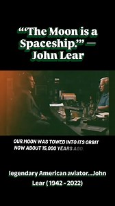 🚨 Late American aviator John Lear made a shocking claim: The Moon is artificial — and not what we’re told. 🌕 Lear wasn’t just a theorist. He was a record-setting pilot, CIA contractor, and son of the Learjet founder. He claimed: 🛸 The Moon is a constructed object 🏗️ Massive artificial structures exist on its surface 🌑 Hidden civilizations operate beyond Earth 🚀 NASA conceals evidence of alien architecture & mining Crazy… or ahead of his time? If even 1% of this is true, it changes everythi