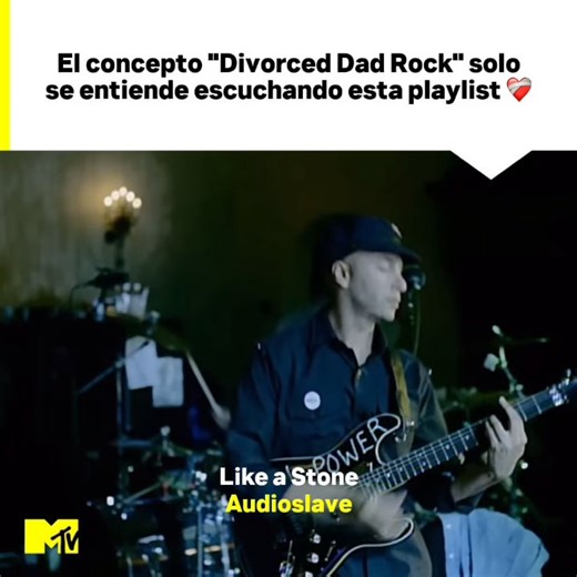 Un homenaje a todos los dads divorciados que viven su era rockera existencial. Temazos para manejar con las ventanillas bajas, pensar en la vida y agarrar la guitarra que tenés hace años 🎸😮‍💨🍺 Si sos uno de esos padres, comentanos tu playlist ideal. #MTVMúsica #Rock #Audioslave #Nickelback #3DoorsDown #Creed #Staind #PapaRoach #ShineDown #Hinder | MTVLA