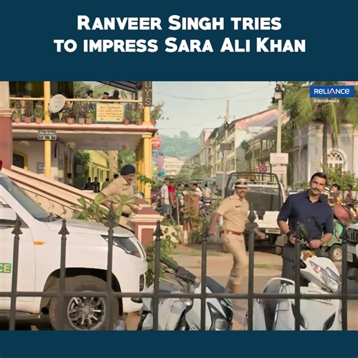 1.5M views · 58K reactions | Ranveer Singh tries to impress Sara Ali Khan | Simmba | Movie Scene Simmba, a corrupt police officer, works for Durva, an influential smuggler. However, his life takes an unusual turn when he decides to avenge a woman who was assaulted by Durva's brothers.#Simmba | Reliance Entertainment | Facebook