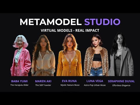 MetaModel Studio | Meet Our Virtual Models