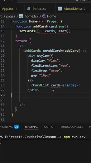 Check my React for dummies videos build your first web app