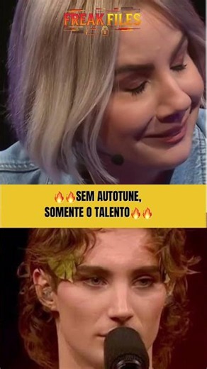 Sem autotune, apenas PURO talento! ✨❤️