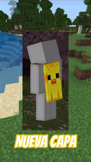 🐥FREE CHICKEN CAPE IN MINECRAFT 😱 #minecraftshorts #tutorial