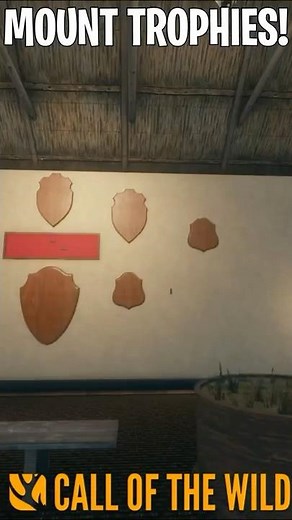 How To Mount Trophies on theHunter Call Of The Wild! #gaming #deer #cotw #thehunter