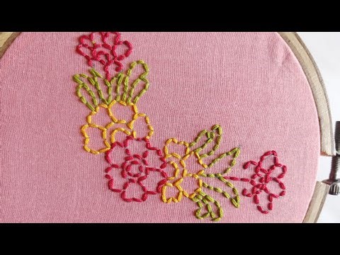 Chikankari Stitch Tutorial For Beginners, Hand Embroidery, Shadow Work, How To Stitch Lucknowi work!