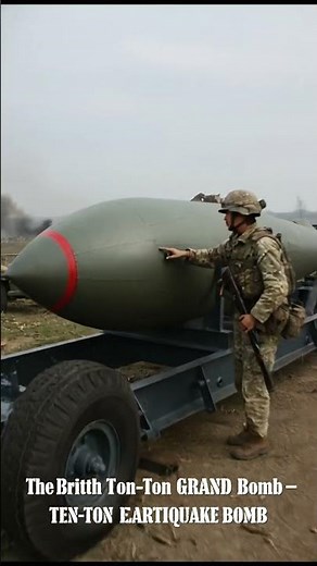 Grand Slam Bomb — Britain’s Earth Shattering Giant That Crushed Fortress Targets WW2 Visual Archive