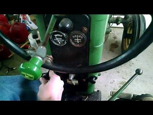1953 John Deere 40 Starting