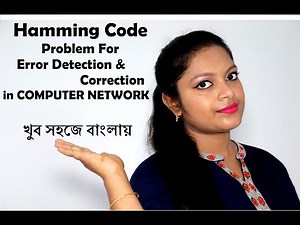 Hamming code problem for error detection & correction (computer network)#viral #computer #cs