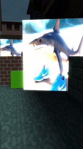 Running from TRALALERO TRALALA in Minecraft GMod💣 | GMod Nextbot Chase #nextbot #gmod #minecraft