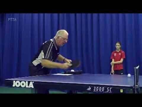How to Return a Short Backspin Serve: Forehand Flick - Beginners Level with Jim Clegg
