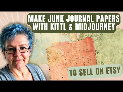 Create Beautiful Junk Journals Creative Prompts | Kittl & MidJourney