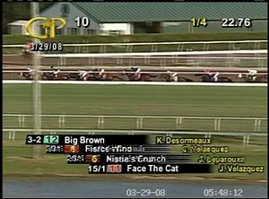 1.3K views · 119 reactions | #ThrowbackThursday to Big Brown's dazzling victory in the 2008 Florida Derby at Gulfstream Park. Gulfstream Park has 14 races on Saturday, including 8 stakes races. Catch all 14 races LIVE and commercial free with commentary and analysis from Jeff Siegel, Aaron Vercruysse, Millie Ball and Gabby Gaudet on XBTV.com! | XBTV | Facebook