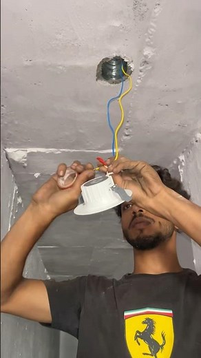 how to make concealed light installation || concealed light fitting kaise kare #short #electrical