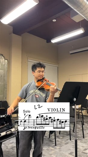 quintonkuhn 🎻 on Instagram: "Metronome practice #music #violin"