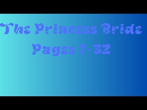 Princess Bride Pages 1-32