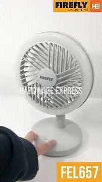 Firefly Rechargeable Mini Fan w/ Night Light FEL657