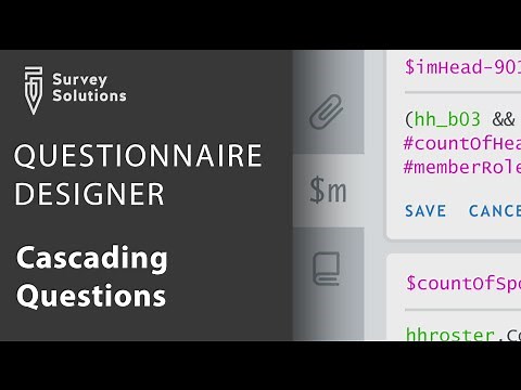 Cascading Questions Tutorial