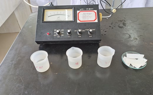 用pH计测定溶液的pH