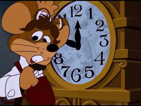 'Twas the Night Before Christmas (1974): Father Mouse shows Albert the clock