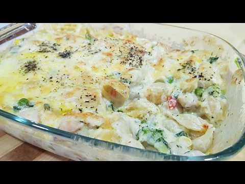 CONCHIGLIE PASTA WITH CHICKEN RECIPE : Seashell Pasta