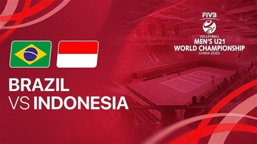 Brazil vs Indonesia - FIVB Men's U21 World Championship