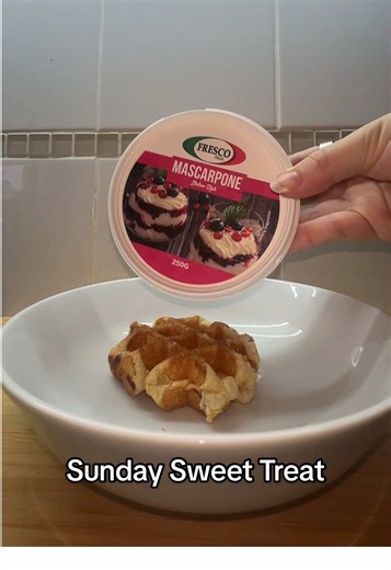 My favourite Sunday Sweet Treat using @Fresco Cheese Marscapone 😍 #sweet #recipe #cheese #sunday #sweettreat