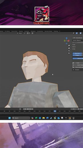 Creating a Play Station 1 face for UE5