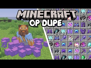 [中配]【最新】Minecraft物品复制漏洞教程！任何设备适用，非常强大！领域服、服务器、普通世界 - ItsMe James