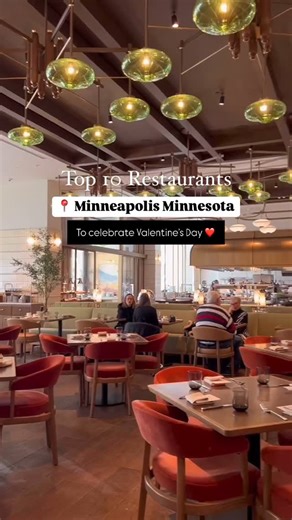 SARA | Minnesota + Midwest + Beyond | Travel & Lifestyle on Instagram: "Top 10 Minneapolis Minnesota restaurants to check out for Valentine’s Day! 🥂 💕 The dining scene in the Twin Cities is amazing and here are 10 of my favorites (some may be booked on 2/14 but if you celebrate early or late like we do, they could still be options). What would you add?! 1️⃣ @marabygk @fsminneapolis 2️⃣ @sanjusanrestaurant (love the food and drinks) 3️⃣ @martinarestaurant (amazing drinks) 4️⃣ @owamni (delicious