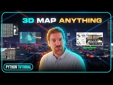 AI Tutorial to Create 3D Models From ANY Image (3D MapAnything Zero-Shot Workflow with Python)