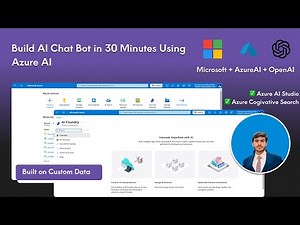 Build AI Chatbot in 30 minutes with your own Custom Data using AzureAI and OpenAI