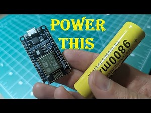 Properly Power Microcontroller On Single Battery And Charge T👁️👁️