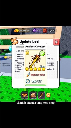 cách lấy dark dirt và update mới trong simple spell #roblox #robloxgames