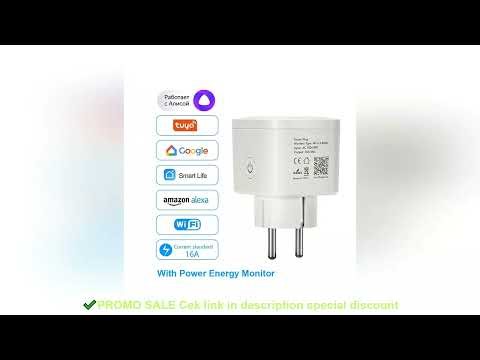CBE EU Sockets 16A Power Monitor Remote Control Smart Home WiFi Plug Tuya SmartLife APP Works with A
