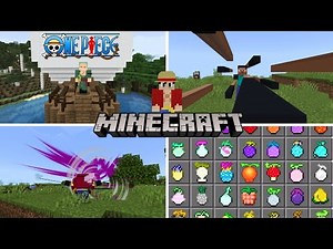 Minecraft × One Piece Mod! 🍇 Devil Fruits, Powers & More (1.21+ Compatible)"