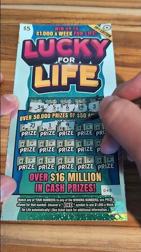 We Finally Won! 💸 Lucky For Life Scratch Off - Day 24 #lottery #scratch #casino