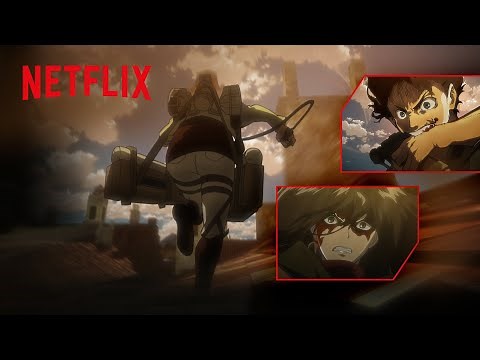 神作画 - 戦闘シーン | 進撃の巨人 | Netflix Japan