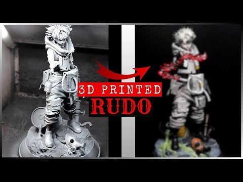 3D Printing ANIME Figures | RUDO from GACHIAKUTA