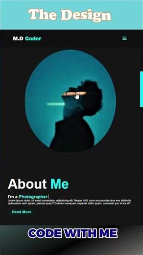 Cleanest Portfolio Design for 2026? ✨ #coding #shortvideo #javascript