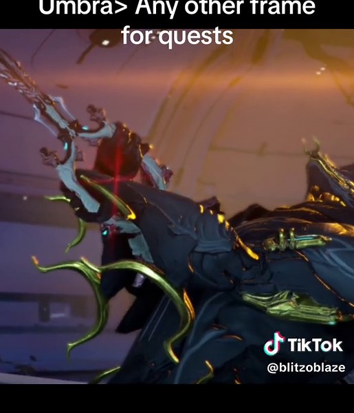 Umbra go hard in every story quest (fake weapons) #warframetiktok #fyp #warframe #warframecommunity
