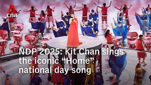 Singer Kit Chan’s stirring performance of the National Day song Home at Singapore’s 60th birthday celebrations at the Padang. #NDP2025 #SG60 | CNA
