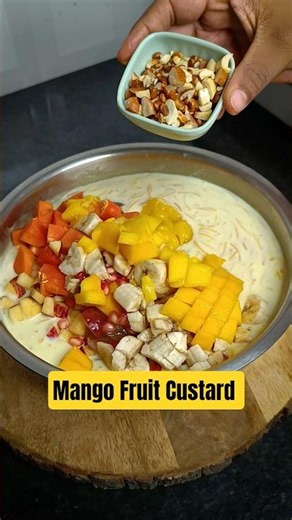 🥭 Mango Custard Recipe | Perfect Chilled Dessert for Summer