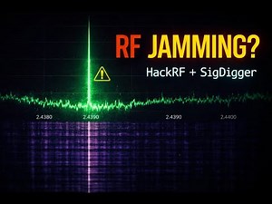 “This Is What RF Jamming Looks Like 📡 | GSM Monitoring with HackRF & SigDigger”