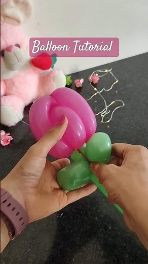 🌷Balloon Tulip🌷,Balloon Tutorial, Twisting,balloonflowerbouquets,#balloontutorial,#shortvideo,,#diy