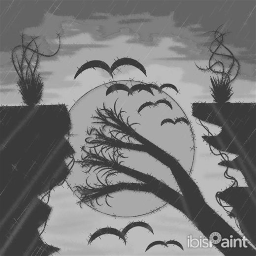 Classical Sunset Painting (Speedpaint IbisPaint) #anime #presetalightmotion #ibispaintx