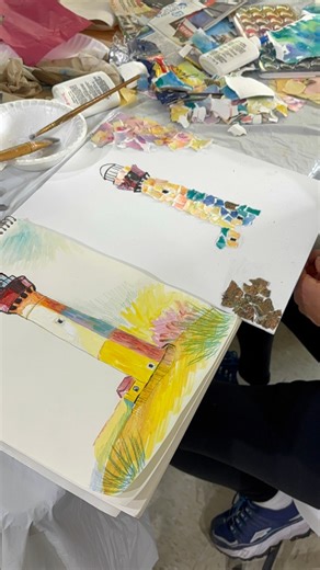 Today marked the last of the 4 week series for art classes at the Senior Center. This course was made available to the Somers Point Recreation from the Noyes Museum of Art of Stockton College & The Atlantic Center for Independent Living. We really enjoyed seeing you all each week who participated! For more art workshops available in Somers Point, make sure to check out the Somers Point Arts Commission and their website. | Somers Point, NJ- The Shore Starts Here